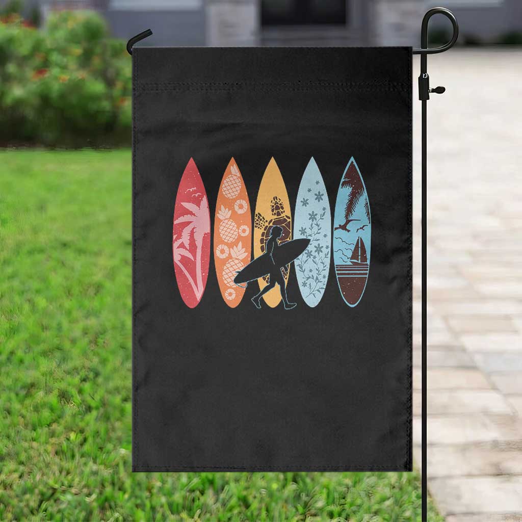 Surfboarder Garden Flag Hawaii Wave Surfing Surfboard Lover Beach Surfer TS10 Print Your Wear