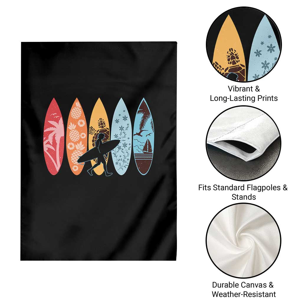 Surfboarder Garden Flag Hawaii Wave Surfing Surfboard Lover Beach Surfer TS10 Print Your Wear