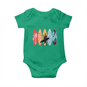 Surfboarder Baby Onesie Hawaii Wave Surfing Surfboard Lover Beach Surfer TS10 Irish Green Print Your Wear