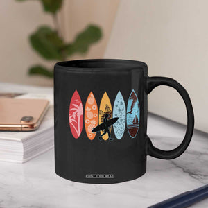 Surfboarder Coffee Mug Hawaii Wave Surfing Surfboard Lover Beach Surfer TS10 Print Your Wear
