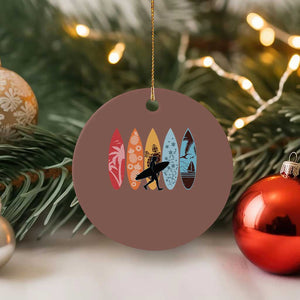 Surfboarder Ceramic Ornament Hawaii Wave Surfing Surfboard Lover Beach Surfer TS10 1pc Mocha Print Your Wear