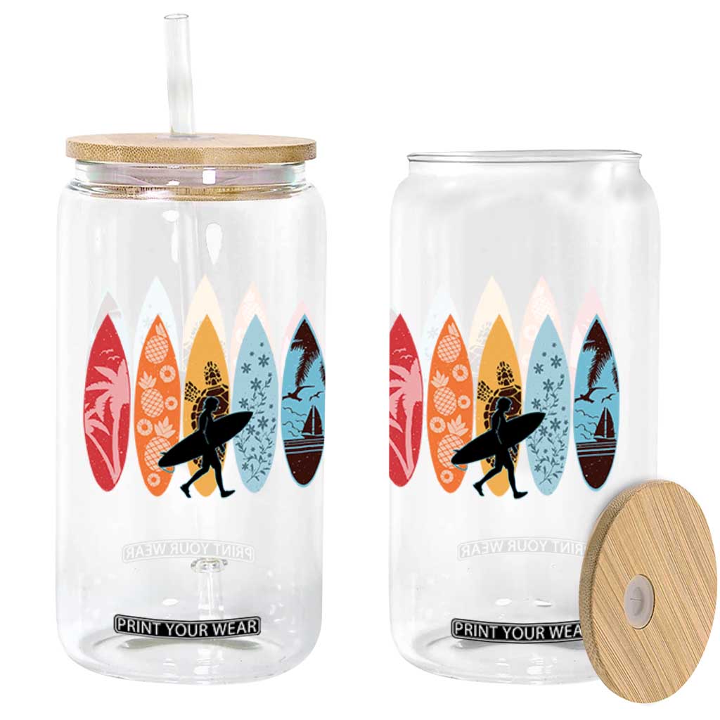 Surfboarder Glass Can Hawaii Wave Surfing Surfboard Lover Beach Surfer TS10 Print Your Wear