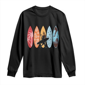 Surfboarder Long Sleeve Shirt Hawaii Wave Surfing Surfboard Lover Beach Surfer TS10 Black Print Your Wear