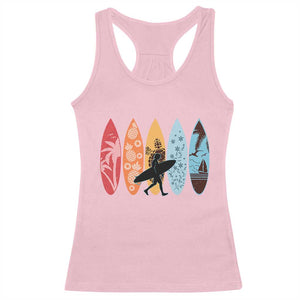 Surfboarder Racerback Tank Top Hawaii Wave Surfing Surfboard Lover Beach Surfer TS10 Light Pink Print Your Wear