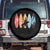 Surfboarder Spare Tire Cover Hawaii Wave Surfing Surfboard Lover Beach Surfer TS10 No hole Black Print Your Wear