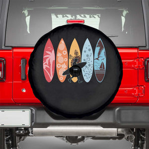 Surfboarder Spare Tire Cover Hawaii Wave Surfing Surfboard Lover Beach Surfer TS10 Black Print Your Wear