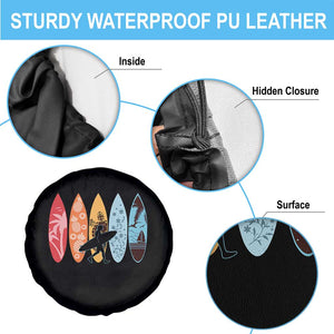 Surfboarder Spare Tire Cover Hawaii Wave Surfing Surfboard Lover Beach Surfer TS10 Print Your Wear