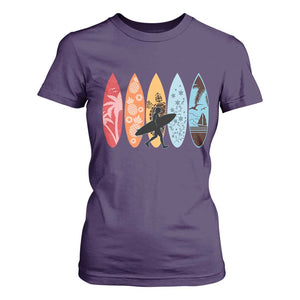 Surfboarder T Shirt For Women Hawaii Wave Surfing Surfboard Lover Beach Surfer TS10 Purple Print Your Wear