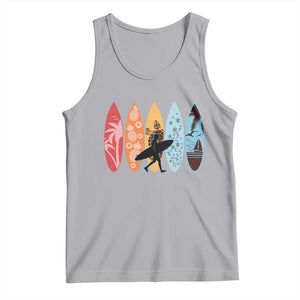 Surfboarder Tank Top Hawaii Wave Surfing Surfboard Lover Beach Surfer TS10 Athletic Heather Print Your Wear