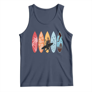 Surfboarder Tank Top Hawaii Wave Surfing Surfboard Lover Beach Surfer TS10 Navy Print Your Wear