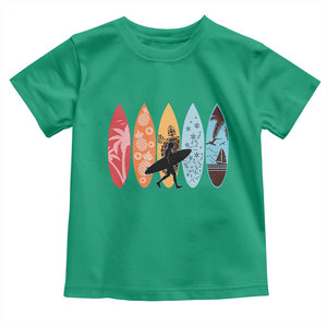 Surfboarder Toddler T Shirt Hawaii Wave Surfing Surfboard Lover Beach Surfer TS10 Irish Green Print Your Wear