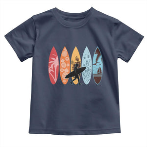 Surfboarder Toddler T Shirt Hawaii Wave Surfing Surfboard Lover Beach Surfer TS10 Navy Print Your Wear