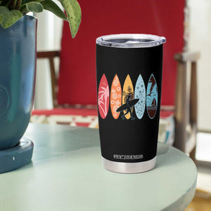 Surfboarder Tumbler Cup Hawaii Wave Surfing Surfboard Lover Beach Surfer TS10 Print Your Wear