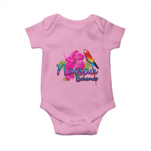 Nassau Souvenir Baby Onesie Caribbean Bahamas Beach Vacation TS10 Light Pink Print Your Wear