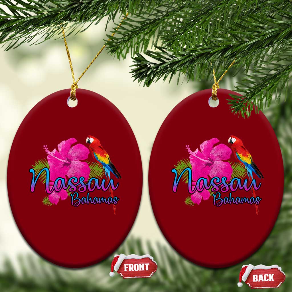 Nassau Souvenir Ceramic Ornament Caribbean Bahamas Beach Vacation TS10 Print Your Wear