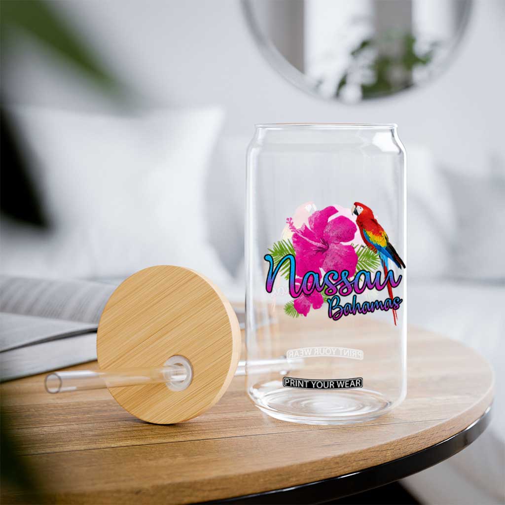 Nassau Souvenir Glass Can Caribbean Bahamas Beach Vacation TS10 Print Your Wear