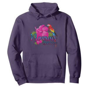 Nassau Souvenir Hoodie Caribbean Bahamas Beach Vacation TS10 Purple Print Your Wear