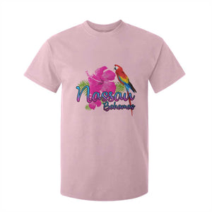 Nassau Souvenir T Shirt For Kid Caribbean Bahamas Beach Vacation TS10 Light Pink Print Your Wear
