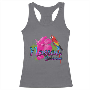Nassau Souvenir Racerback Tank Top Caribbean Bahamas Beach Vacation TS10 Charcoal Print Your Wear