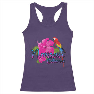 Nassau Souvenir Racerback Tank Top Caribbean Bahamas Beach Vacation TS10 Purple Print Your Wear