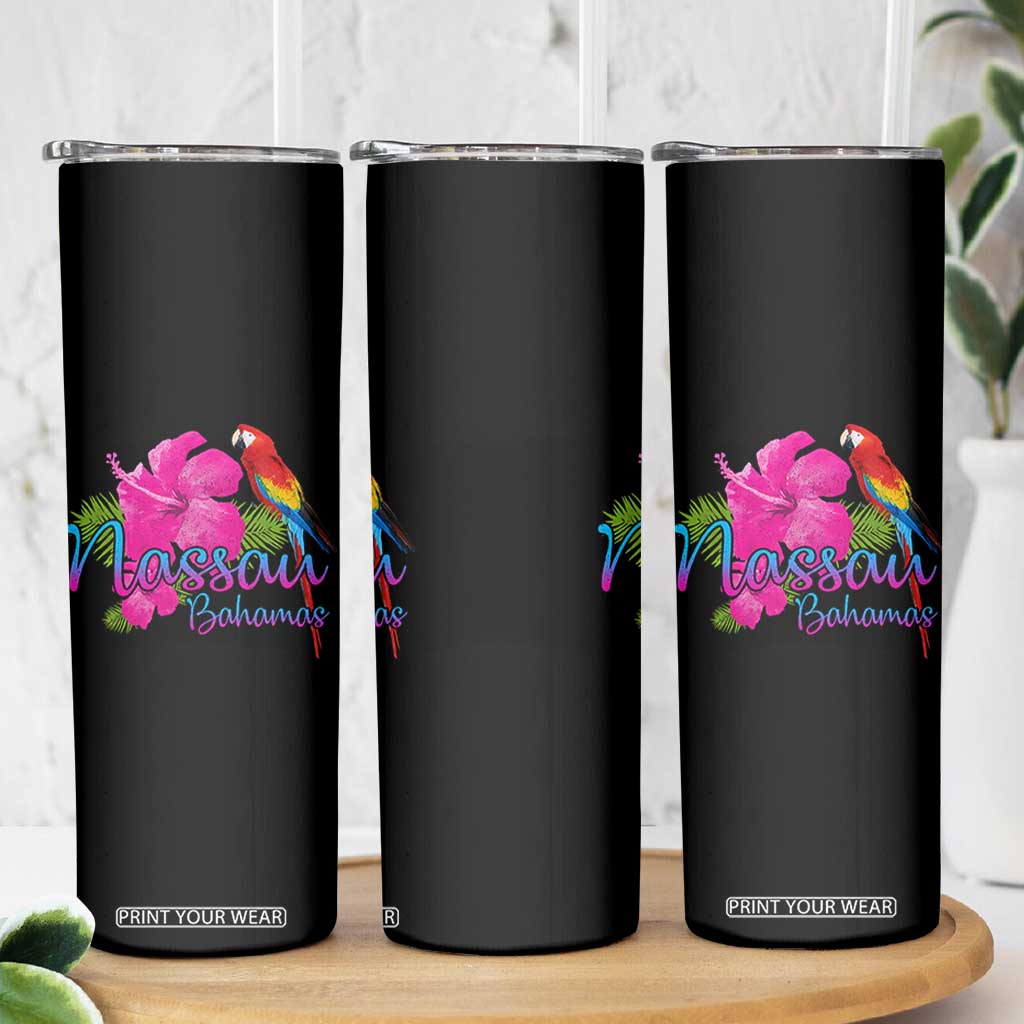 Nassau Souvenir Skinny Tumbler Caribbean Bahamas Beach Vacation TS10 Print Your Wear