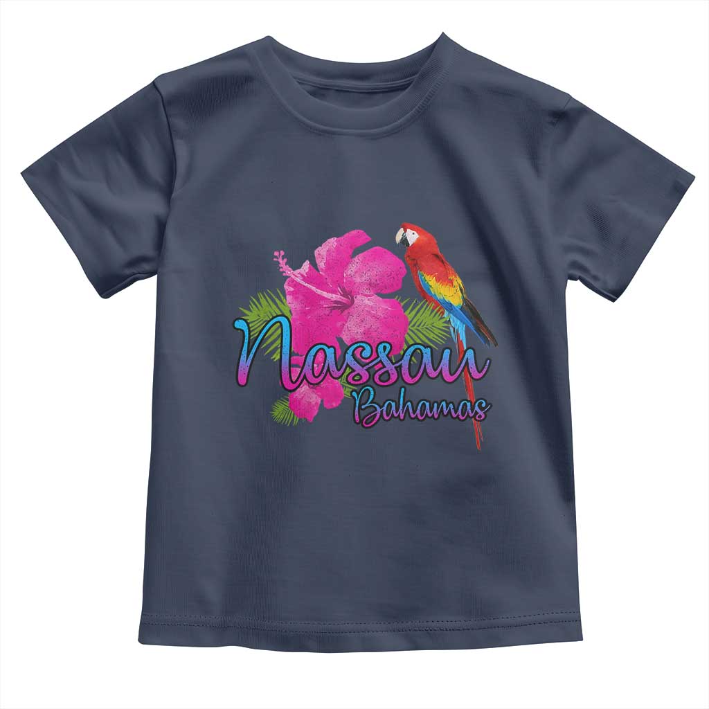 Nassau Souvenir Toddler T Shirt Caribbean Bahamas Beach Vacation TS10 Navy Print Your Wear