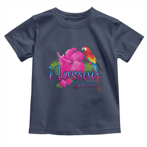 Nassau Souvenir Toddler T Shirt Caribbean Bahamas Beach Vacation TS10 Navy Print Your Wear