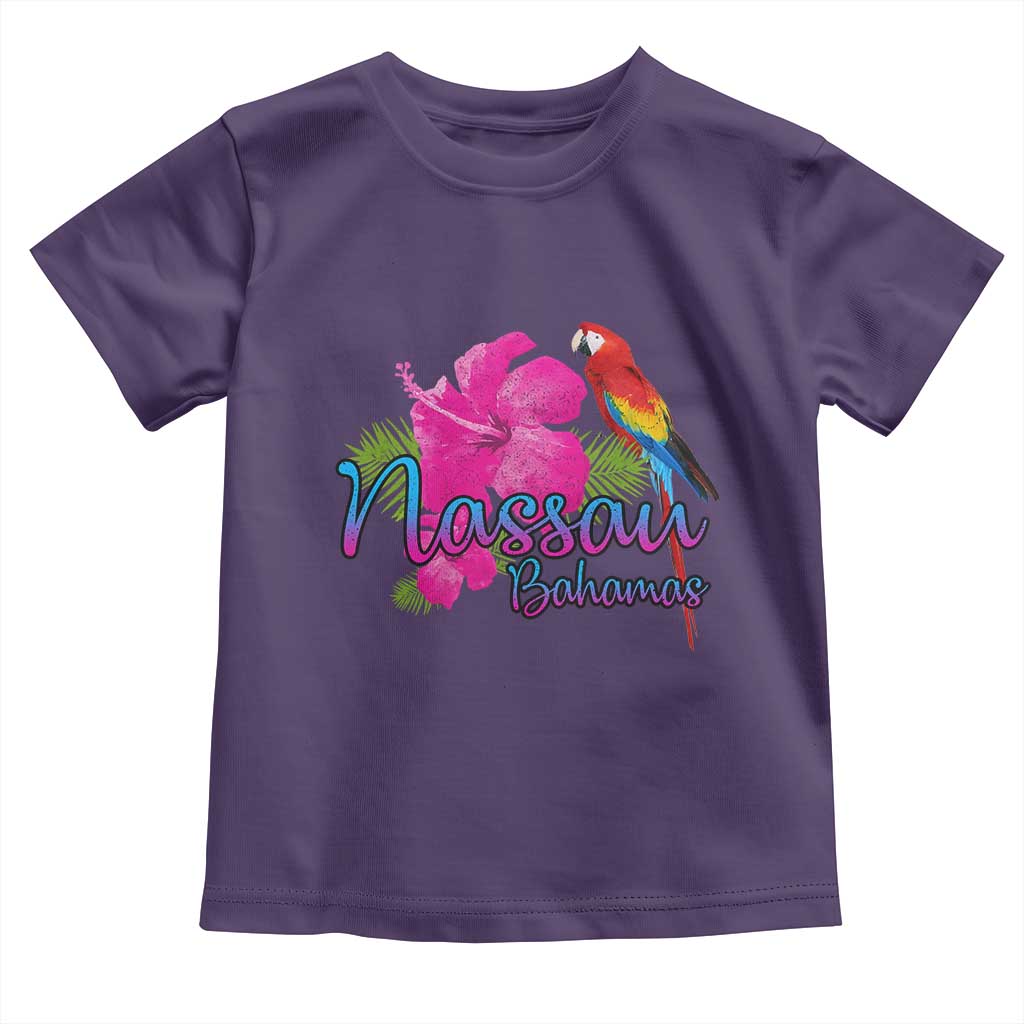 Nassau Souvenir Toddler T Shirt Caribbean Bahamas Beach Vacation TS10 Purple Print Your Wear