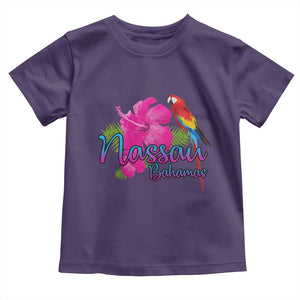 Nassau Souvenir Toddler T Shirt Caribbean Bahamas Beach Vacation TS10 Purple Print Your Wear