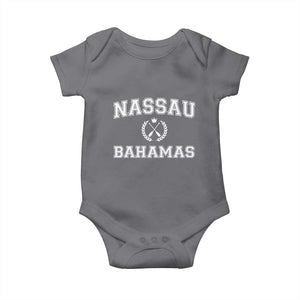 Nassau Souvenir Baby Onesie Bahamas Rowing Beach Summer Vacation TS10 Charcoal Print Your Wear