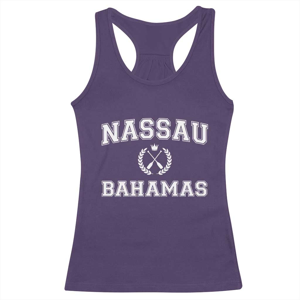 Nassau Souvenir Racerback Tank Top Bahamas Rowing Beach Summer Vacation TS10 Purple Print Your Wear