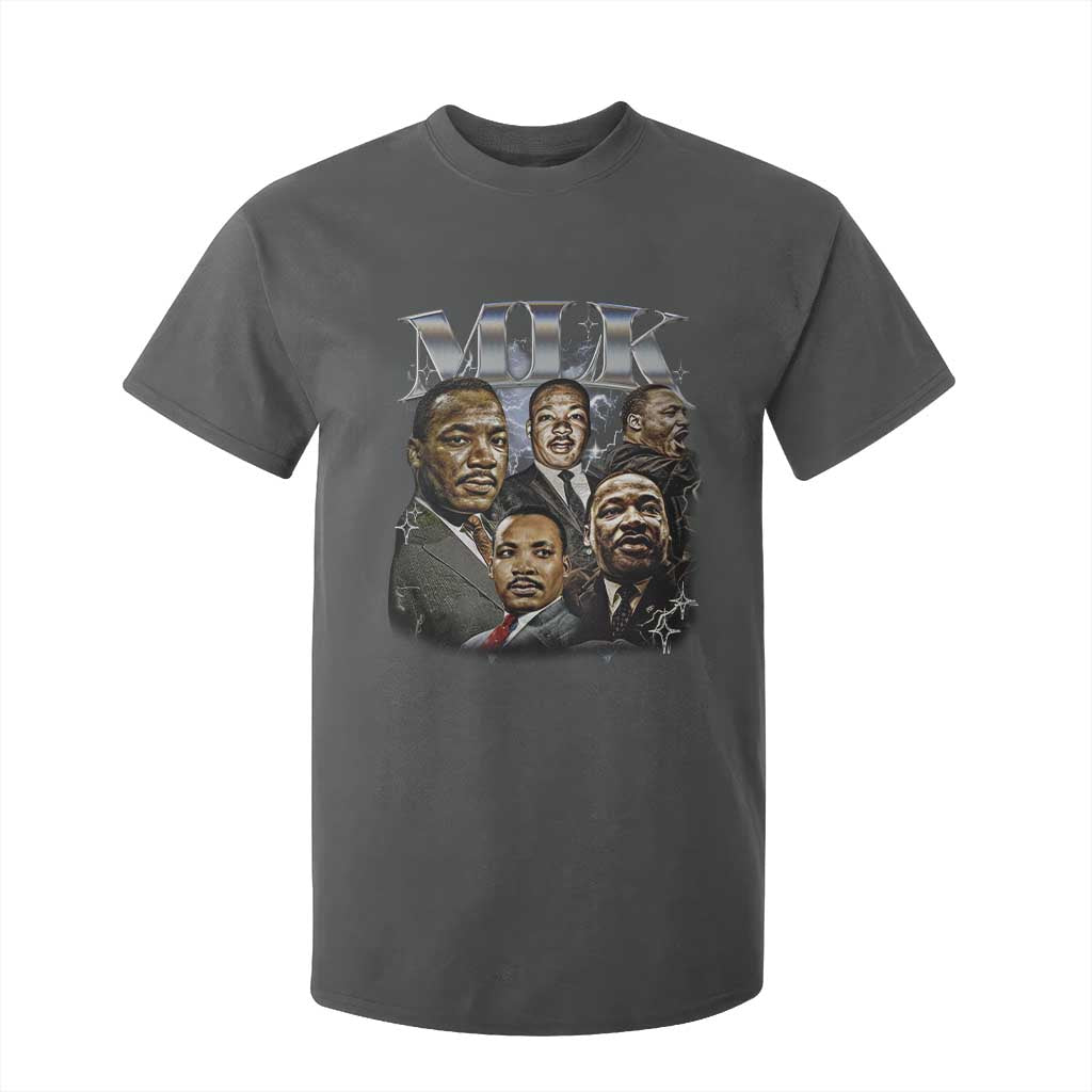 Martin Luther King T Shirt For Kid Black History Month Pride MLK Bootleg Rap Tee TS10 Dark Heather Print Your Wear