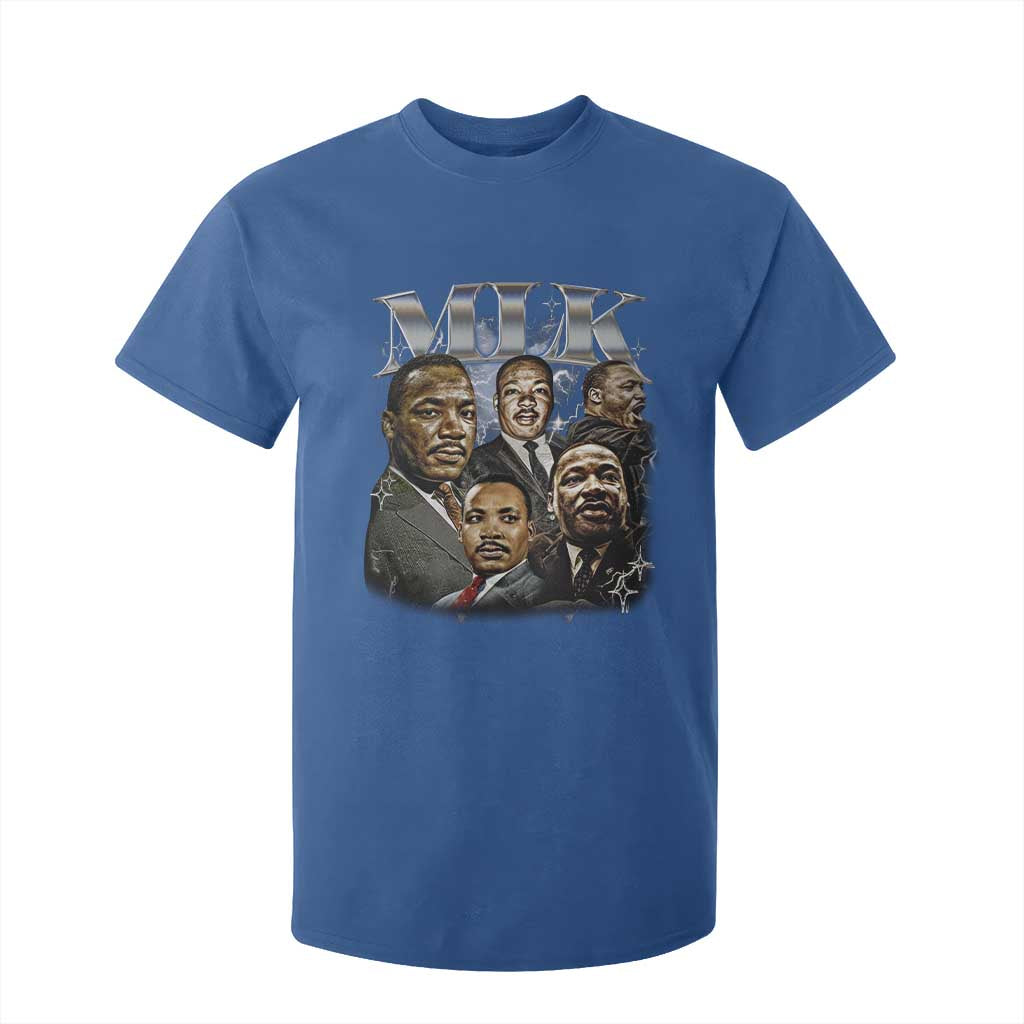 Martin Luther King T Shirt For Kid Black History Month Pride MLK Bootleg Rap Tee TS10 Royal Blue Print Your Wear