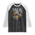 Martin Luther King Raglan Shirt Black History Month Pride MLK Bootleg Rap Tee TS10 Black White Print Your Wear