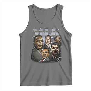 Martin Luther King Tank Top Black History Month Pride MLK Bootleg Rap Tee TS10 Black Heather Print Your Wear