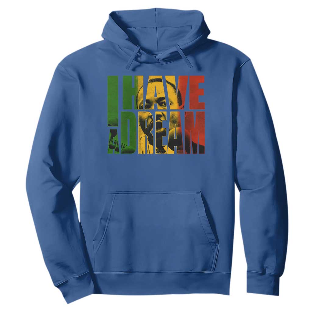Martin Luther King Hoodie Black History Month MLK I Have A Dream TS10 Royal Blue Print Your Wear