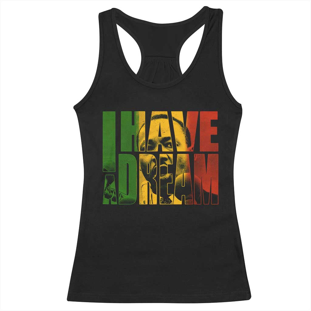 Martin Luther King Racerback Tank Top Black History Month MLK I Have A Dream TS10 Black Print Your Wear