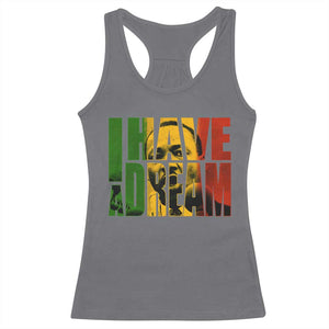 Martin Luther King Racerback Tank Top Black History Month MLK I Have A Dream TS10 Charcoal Print Your Wear