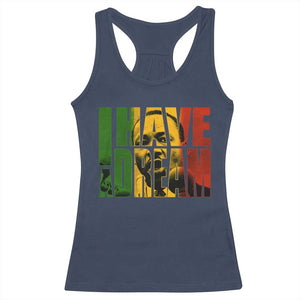 Martin Luther King Racerback Tank Top Black History Month MLK I Have A Dream TS10 Navy Print Your Wear