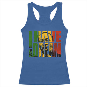 Martin Luther King Racerback Tank Top Black History Month MLK I Have A Dream TS10 Royal Blue Print Your Wear