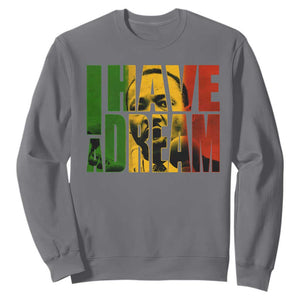 Martin Luther King Sweatshirt Black History Month MLK I Have A Dream TS10 Charcoal Print Your Wear