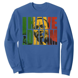 Martin Luther King Sweatshirt Black History Month MLK I Have A Dream TS10 Royal Blue Print Your Wear