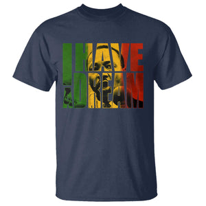 Martin Luther King T Shirt Black History Month MLK I Have A Dream TS10 Navy Print Your Wear