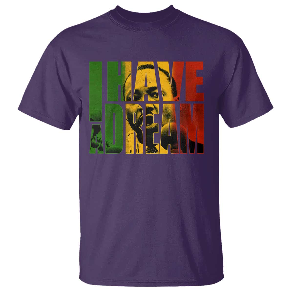 Martin Luther King T Shirt Black History Month MLK I Have A Dream TS10 Purple Print Your Wear