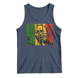 Martin Luther King Tank Top Black History Month MLK I Have A Dream TS10 Navy Print Your Wear