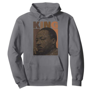 Martin Luther King Hoodie Black History Month MLK Melanin African American TS10 Charcoal Print Your Wear