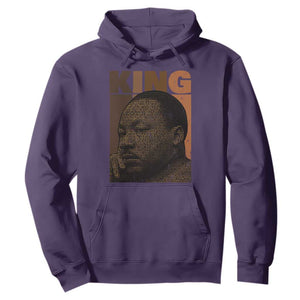 Martin Luther King Hoodie Black History Month MLK Melanin African American TS10 Purple Print Your Wear