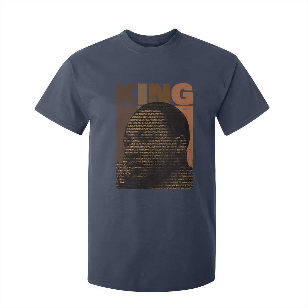 Martin Luther King T Shirt For Kid Black History Month MLK Melanin African American TS10 Navy Print Your Wear