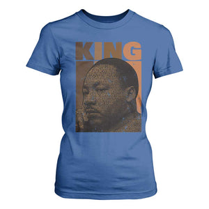 Martin Luther King T Shirt For Women Black History Month MLK Melanin African American TS10 Royal Blue Print Your Wear