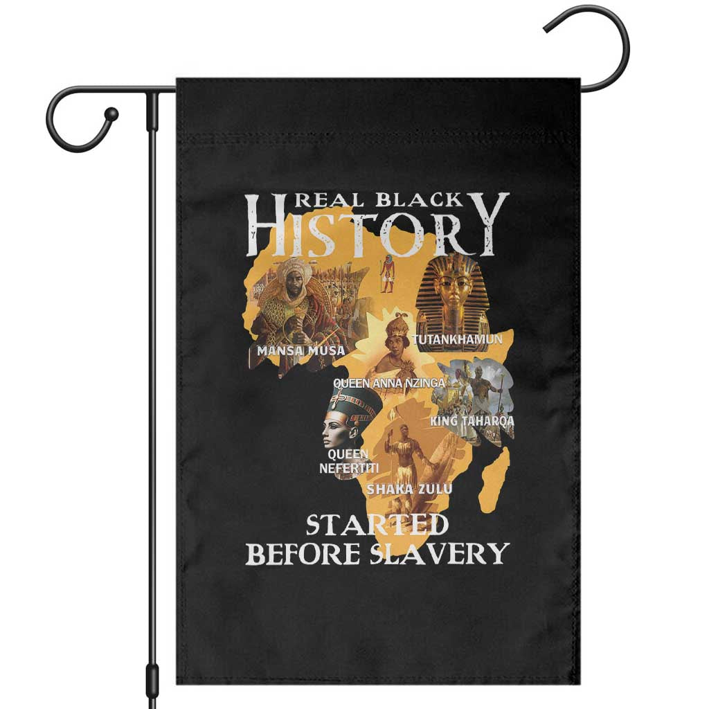 Black History Garden Flag Didnt Start With Slavery TS10 Black Print Your Wear